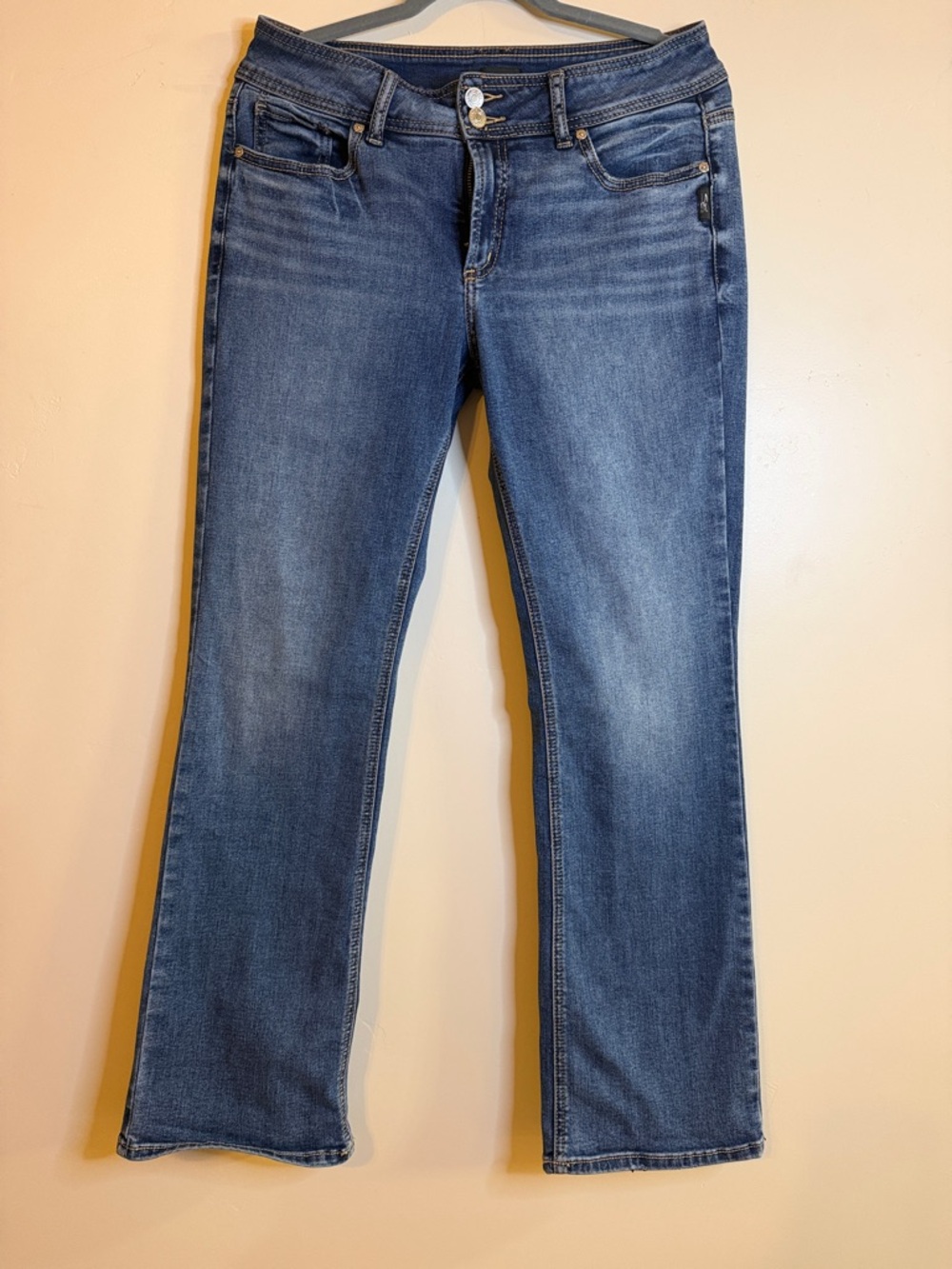 Silver Jeans Medium Indigo Straight Leg Jeans